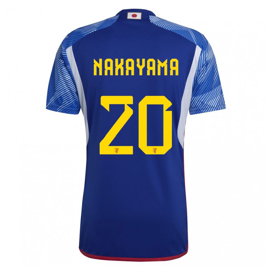 Kinder Japanische Yuta Nakayama #20 Königsblau Heimtrikot Trikot 22-24 Luxemburg