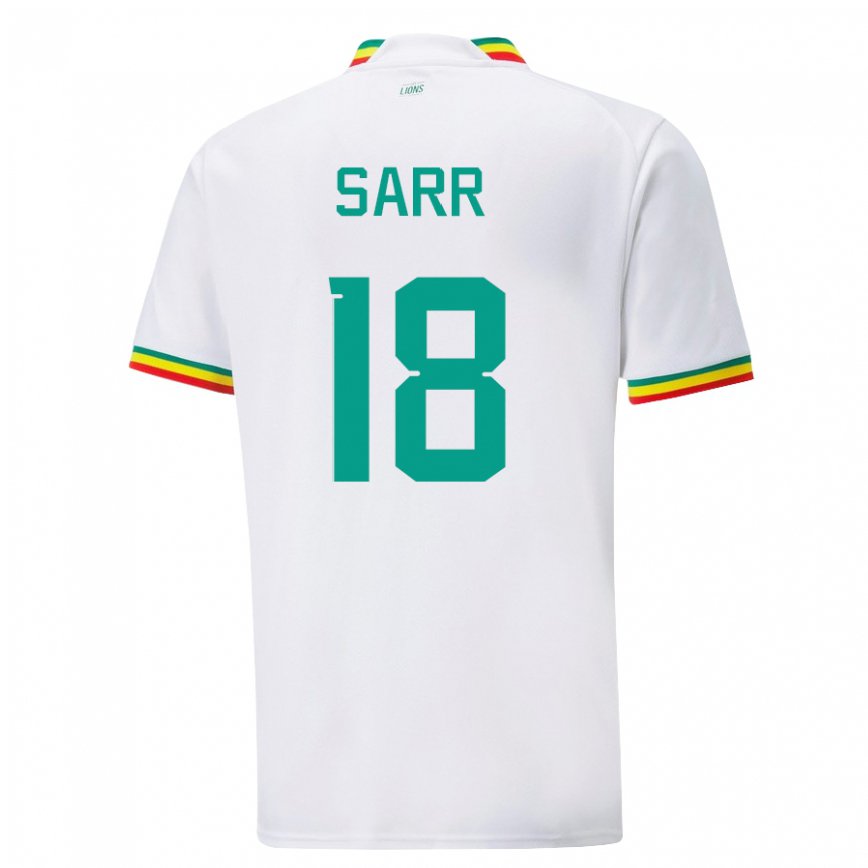 Kinder Senegalesische Ismaila Sarr #18 Weiß Heimtrikot Trikot 22-24 Luxemburg