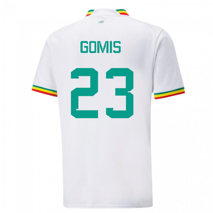 Kinder Senegalesische Alfred Gomis #23 Weiß Heimtrikot Trikot 22-24 Luxemburg