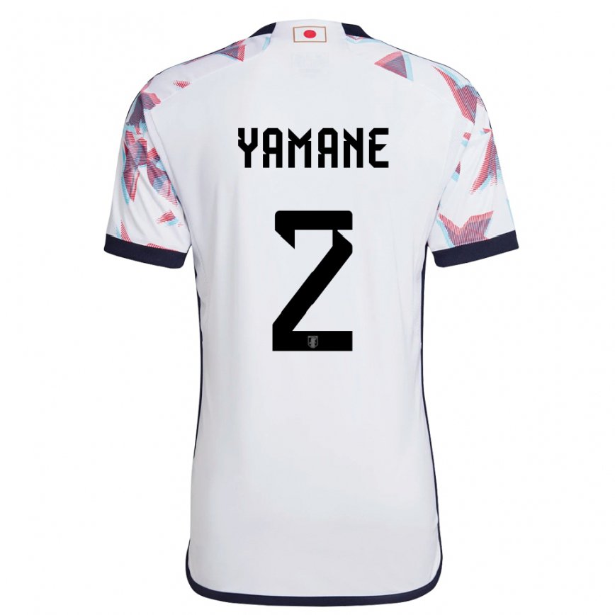 Kinder Japanische Miki Yamane #2 Weiß Auswärtstrikot Trikot 22-24 Luxemburg