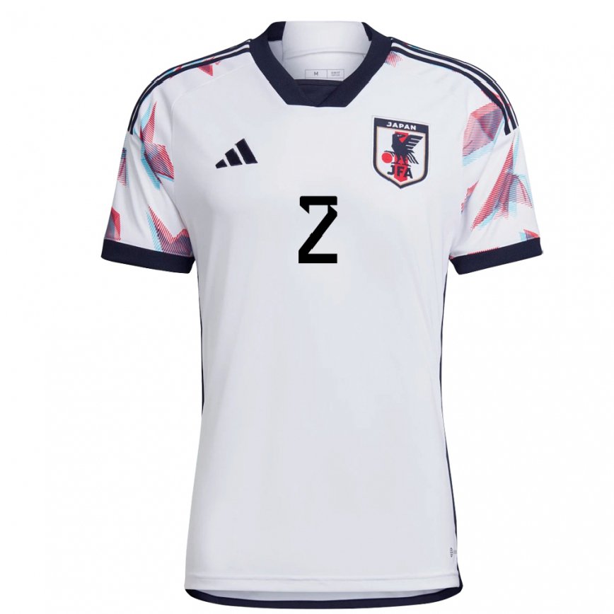 Kinder Japanische Miki Yamane #2 Weiß Auswärtstrikot Trikot 22-24 Luxemburg