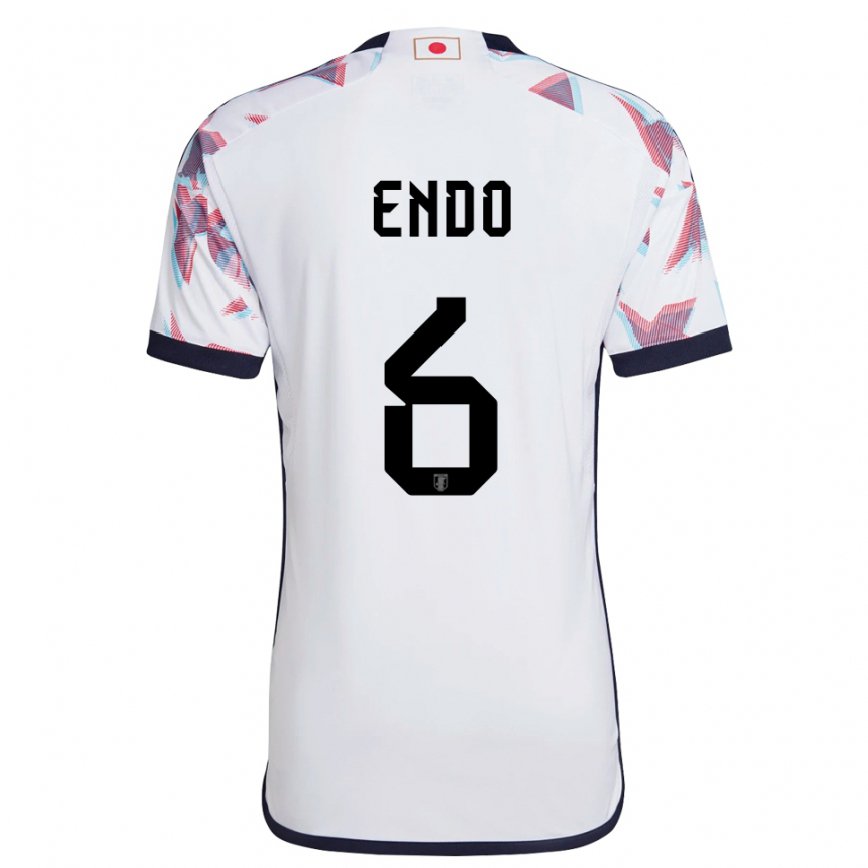 Kinder Japanische Wataru Endo #6 Weiß Auswärtstrikot Trikot 22-24 Luxemburg