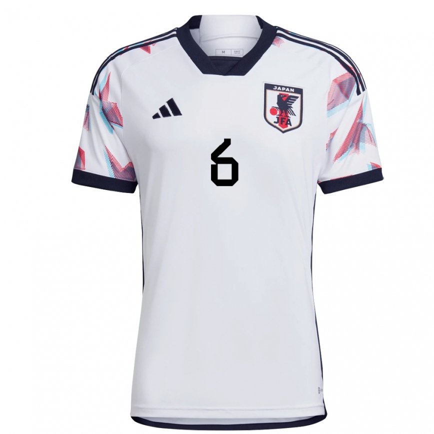 Kinder Japanische Wataru Endo #6 Weiß Auswärtstrikot Trikot 22-24 Luxemburg