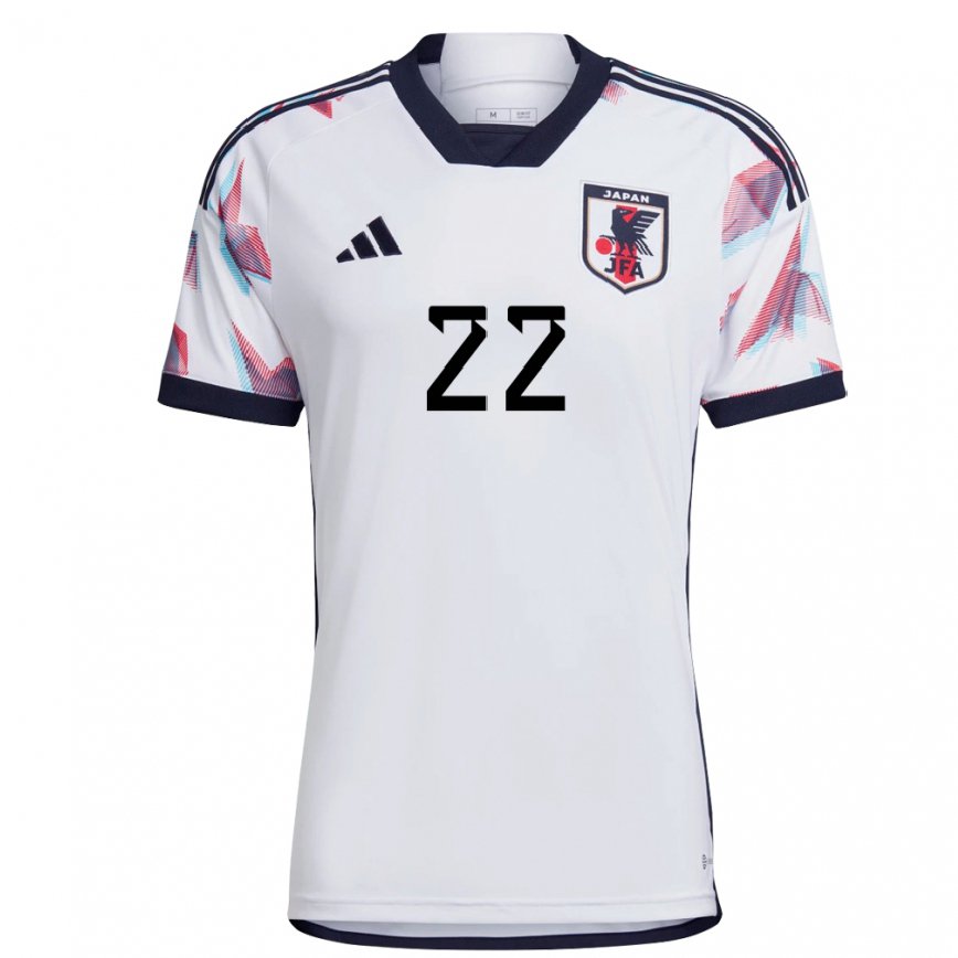 Kinder Japanische Maya Yoshida #22 Weiß Auswärtstrikot Trikot 22-24 Luxemburg