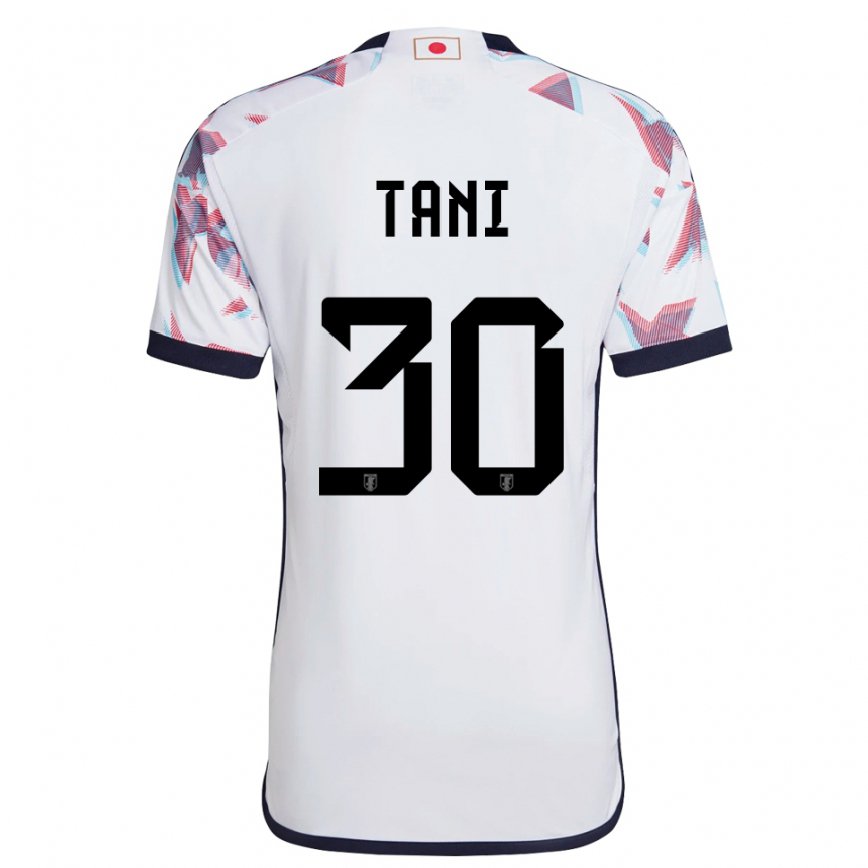 Kinder Japanische Kosei Tani #30 Weiß Auswärtstrikot Trikot 22-24 Luxemburg