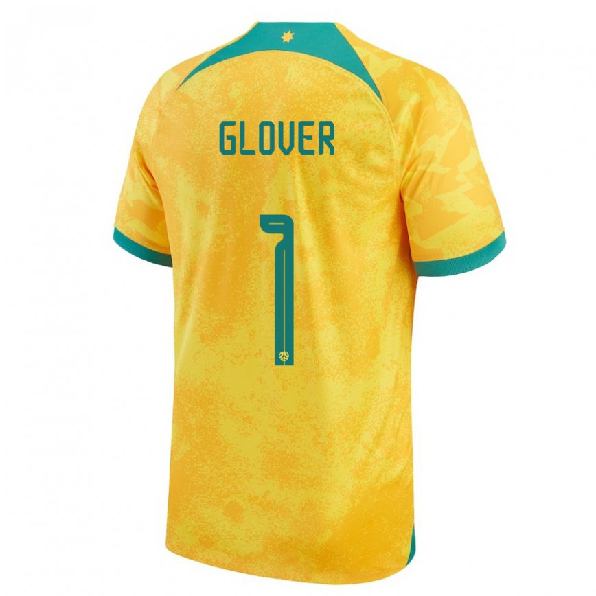 Kinder Australische Thomas Glover #1 Gold Heimtrikot Trikot 22-24 Luxemburg