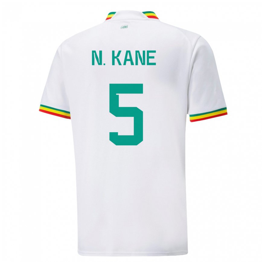 Kinder Senegalesische Ndeye Ndiaye Kane #5 Weiß Heimtrikot Trikot 22-24 Luxemburg