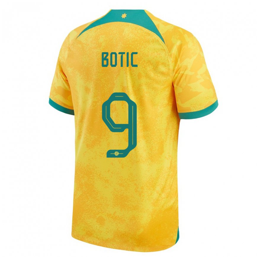 Kinder Australische Noah Botic #9 Gold Heimtrikot Trikot 22-24 Luxemburg