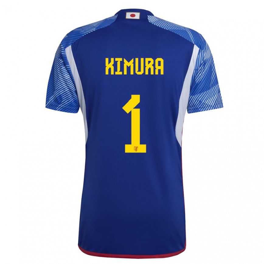 Kinder Japanische Ryoya Kimura #1 Königsblau Heimtrikot Trikot 22-24 Luxemburg