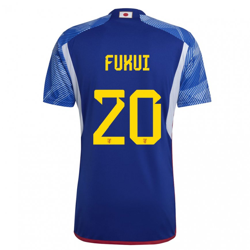 Kinder Japanische Taichi Fukui #20 Königsblau Heimtrikot Trikot 22-24 Luxemburg