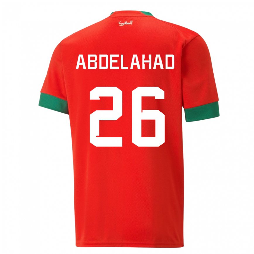 Kinder Marokkanische Imane Abdelahad #26 Rot Heimtrikot Trikot 22-24 Luxemburg