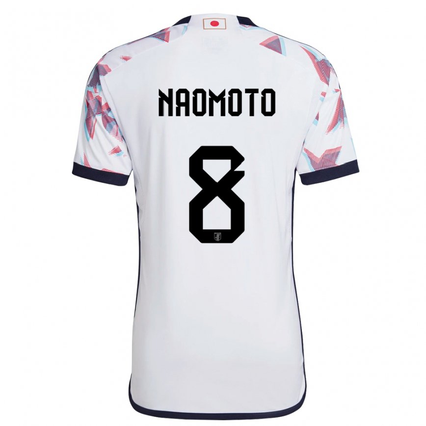 Kinder Japanische Hikaru Naomoto #8 Weiß Auswärtstrikot Trikot 22-24 Luxemburg