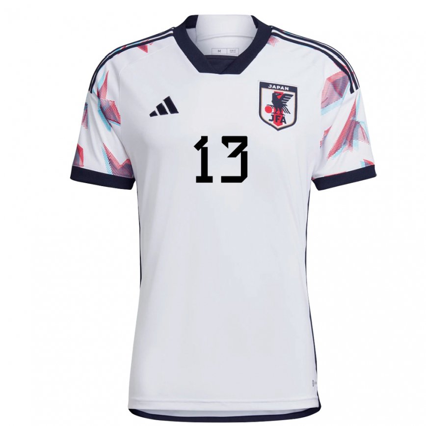 Kinder Japanische Jun Endo #13 Weiß Auswärtstrikot Trikot 22-24 Luxemburg