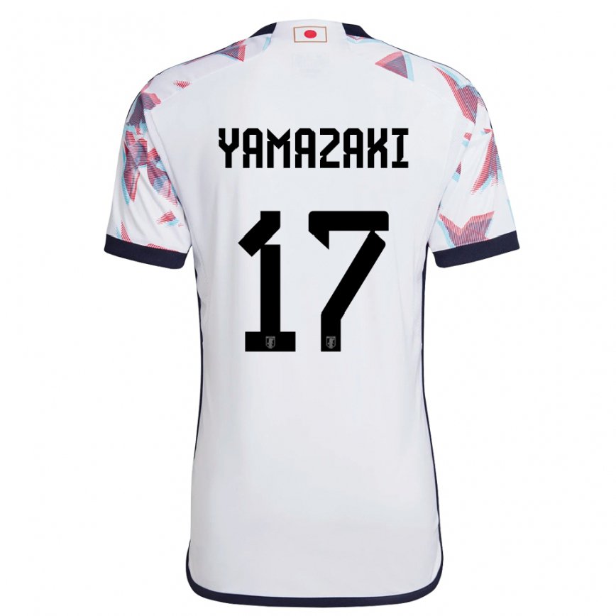 Kinder Japanische Taishin Yamazaki #17 Weiß Auswärtstrikot Trikot 22-24 Luxemburg