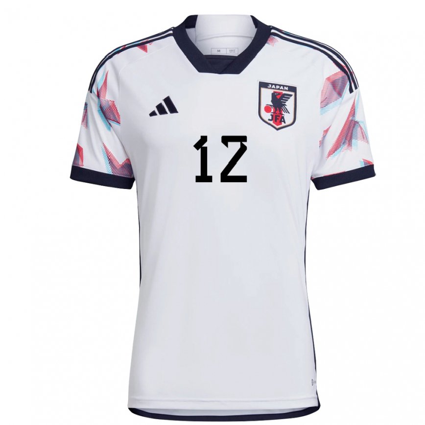 Kinder Japanische Keisuke Nakamura #12 Weiß Auswärtstrikot Trikot 22-24 Luxemburg