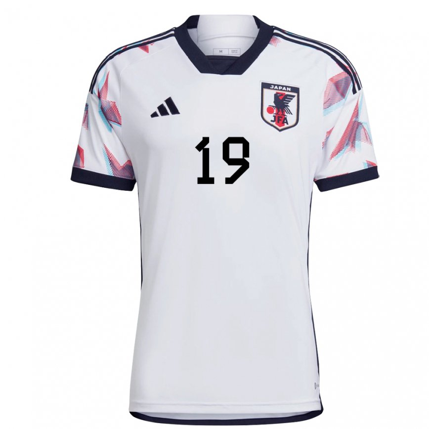 Damen Japanische Kota Takai #19 Weiß Auswärtstrikot Trikot 22-24 Luxemburg