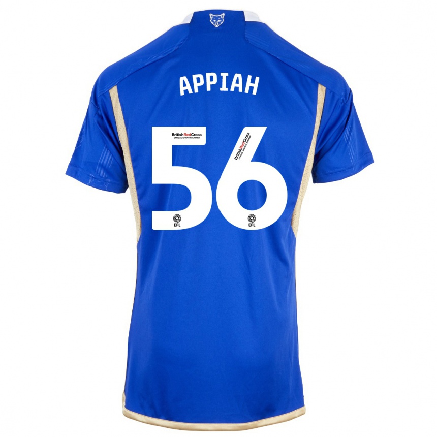 Kinder Fußball Paul Appiah #56 Blau Heimtrikot Trikot 2023/24 T-Shirt Luxemburg