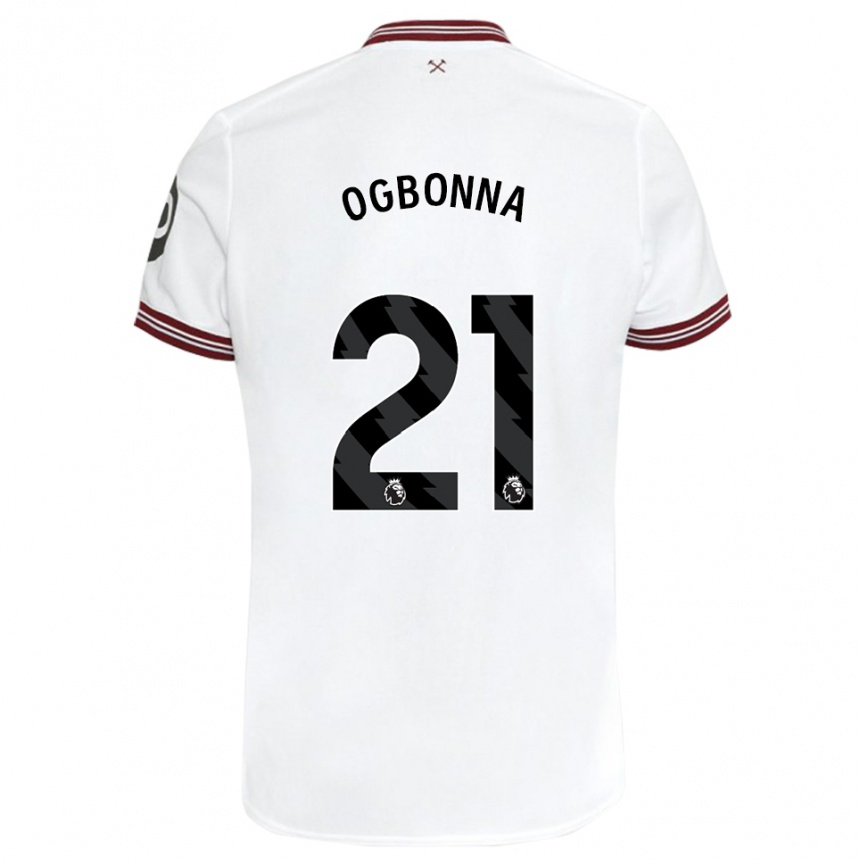 Kinder Fußball Angelo Ogbonna #21 Weiß Auswärtstrikot Trikot 2023/24 T-Shirt Luxemburg