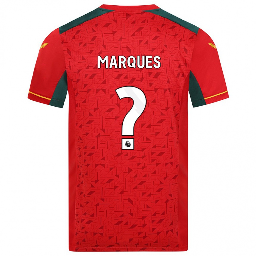 Kinder Fußball Christian Marques #0 Rot Auswärtstrikot Trikot 2023/24 T-Shirt Luxemburg