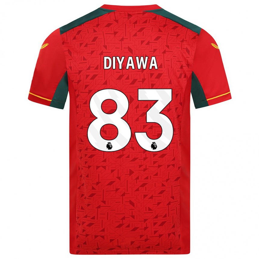 Kinder Fußball Aaron Keto-Diyawa #83 Rot Auswärtstrikot Trikot 2023/24 T-Shirt Luxemburg