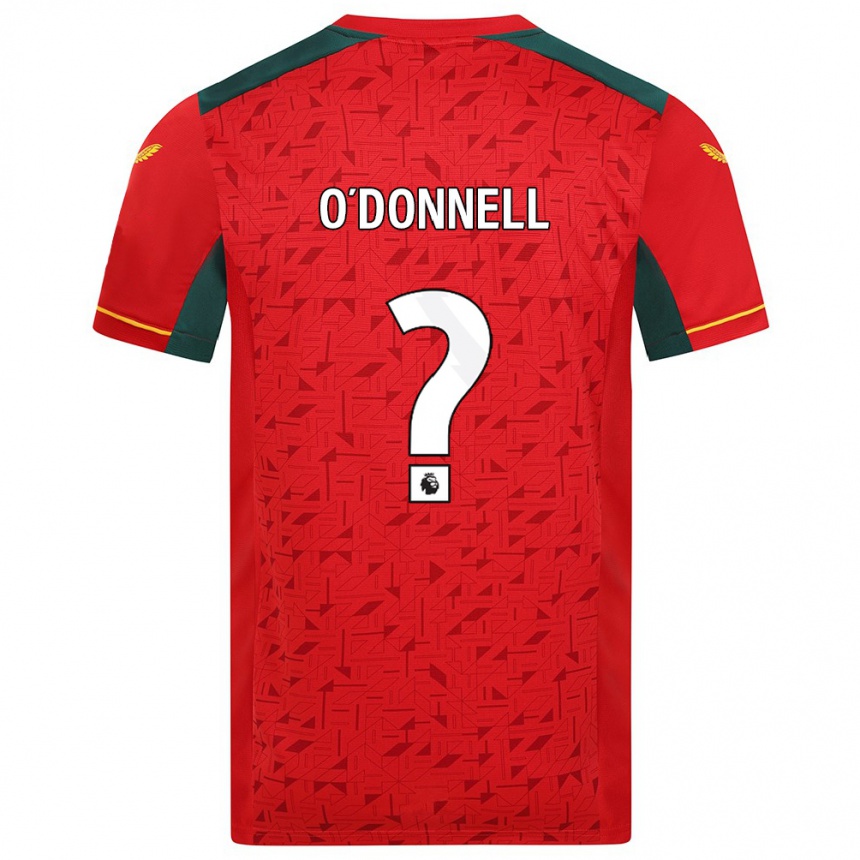 Kinder Fußball Luke O'donnell #0 Rot Auswärtstrikot Trikot 2023/24 T-Shirt Luxemburg