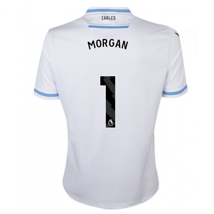 Kinder Fußball Chloe Morgan #1 Weiß Auswärtstrikot Trikot 2023/24 T-Shirt Luxemburg