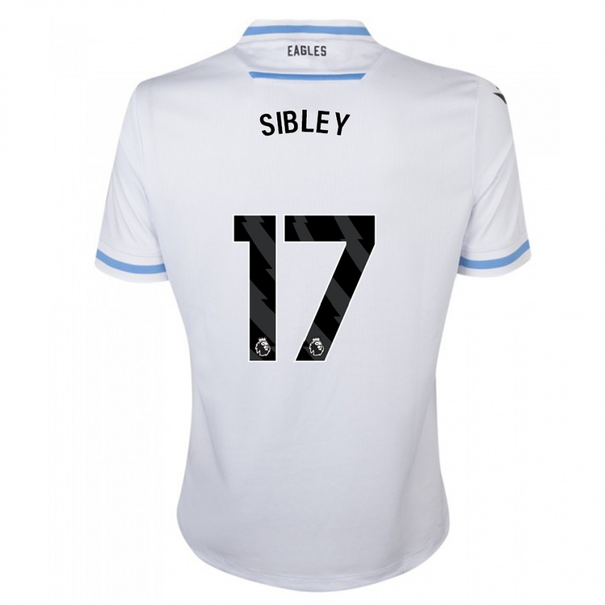 Kinder Fußball Isabella Sibley #17 Weiß Auswärtstrikot Trikot 2023/24 T-Shirt Luxemburg