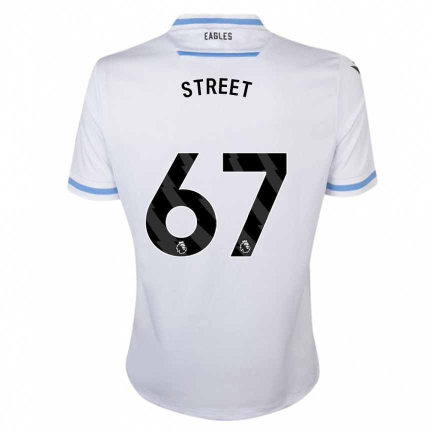 Kinder Fußball Rob Street #67 Weiß Auswärtstrikot Trikot 2023/24 T-Shirt Luxemburg