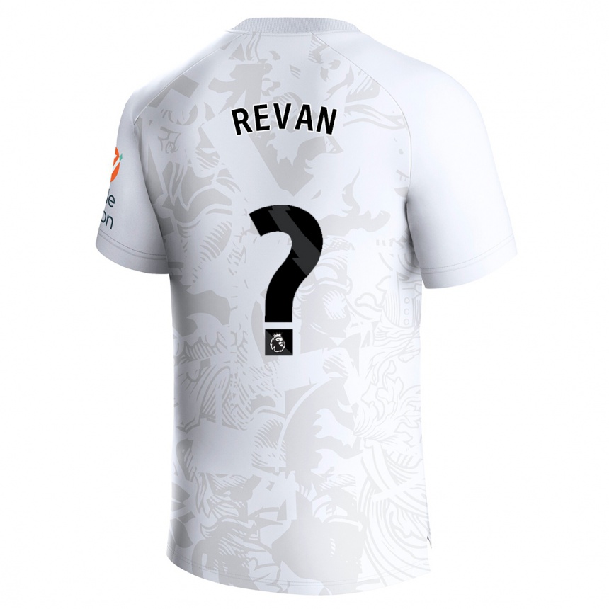 Kinder Fußball Sebastian Revan #0 Weiß Auswärtstrikot Trikot 2023/24 T-Shirt Luxemburg