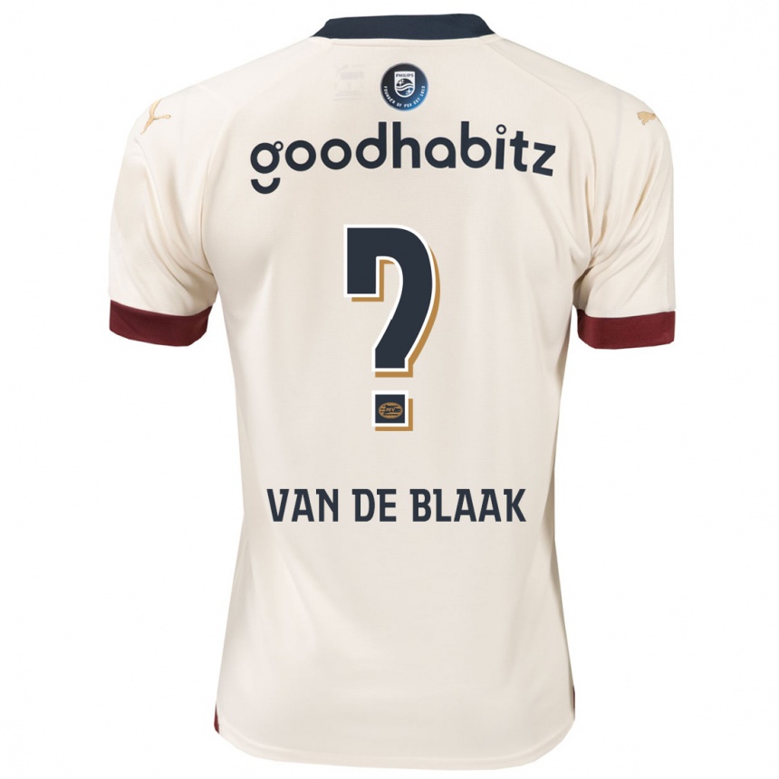 Kinder Fußball Emmanuel Van De Blaak #0 Cremefarben Auswärtstrikot Trikot 2023/24 T-Shirt Luxemburg