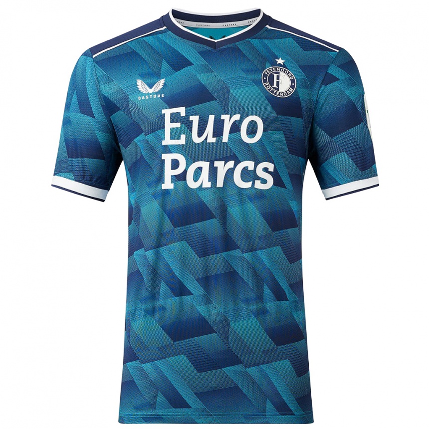 Kinder Fußball Thomas Beelen #3 Blau Auswärtstrikot Trikot 2023/24 T-Shirt Luxemburg