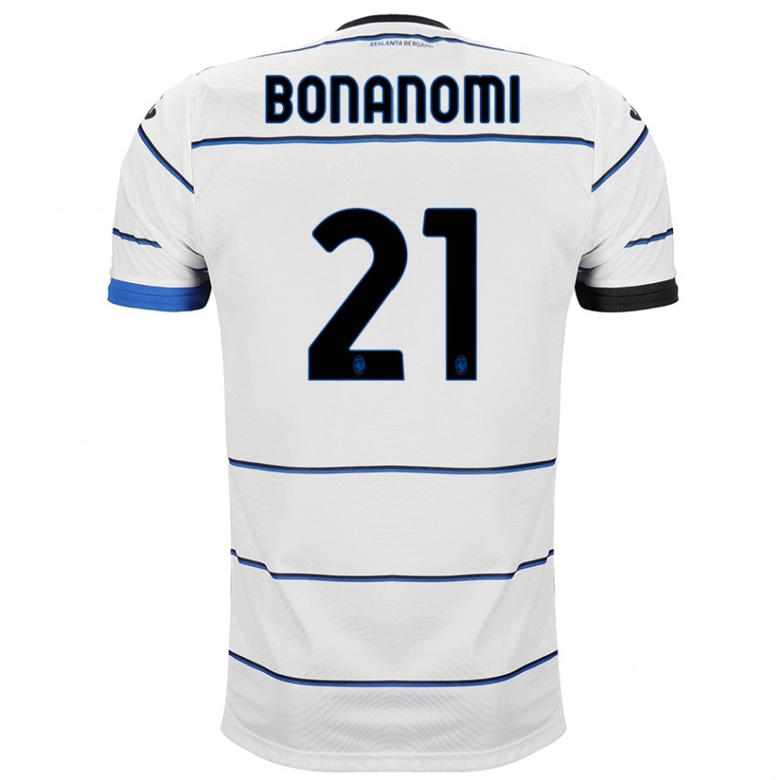 Kinder Fußball Andrea Bonanomi #21 Weiß Auswärtstrikot Trikot 2023/24 T-Shirt Luxemburg