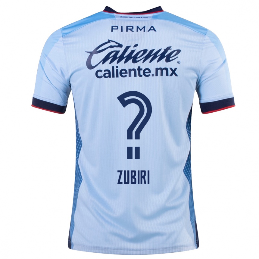 Kinder Fußball Alan Zubiri #0 Himmelblau Auswärtstrikot Trikot 2023/24 T-Shirt Luxemburg