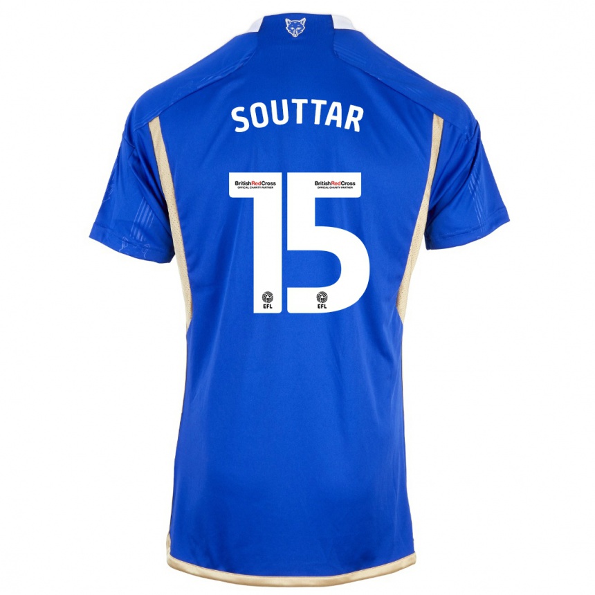 Herren Fußball Harry Souttar #15 Königsblau Heimtrikot Trikot 2023/24 T-Shirt Luxemburg