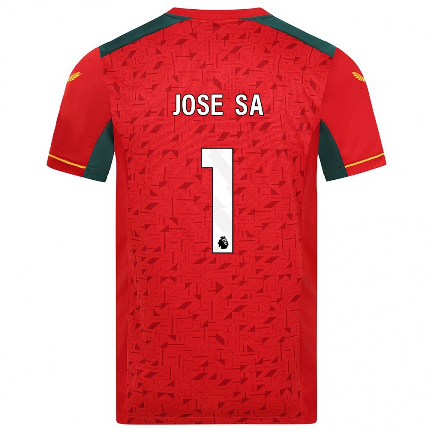 Herren Fußball José Sá #1 Rot Auswärtstrikot Trikot 2023/24 T-Shirt Luxemburg