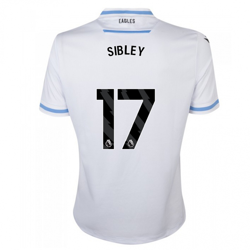 Herren Fußball Isabella Sibley #17 Weiß Auswärtstrikot Trikot 2023/24 T-Shirt Luxemburg