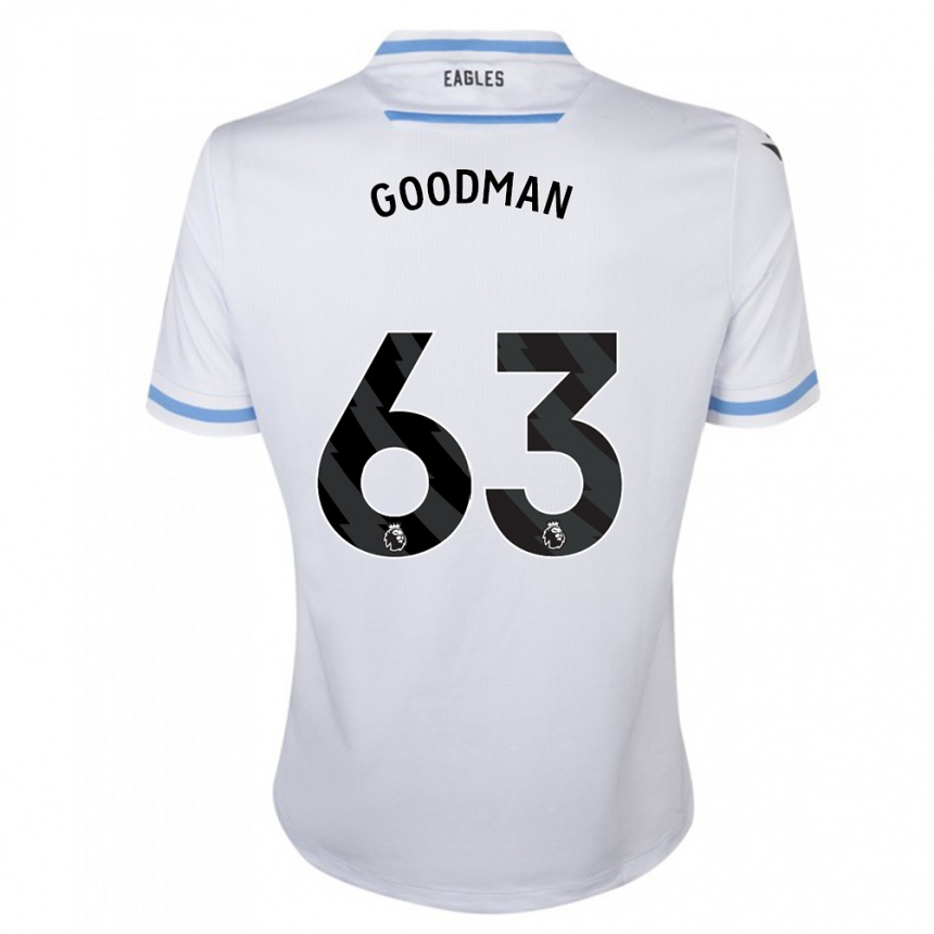 Herren Fußball Owen Goodman #63 Weiß Auswärtstrikot Trikot 2023/24 T-Shirt Luxemburg