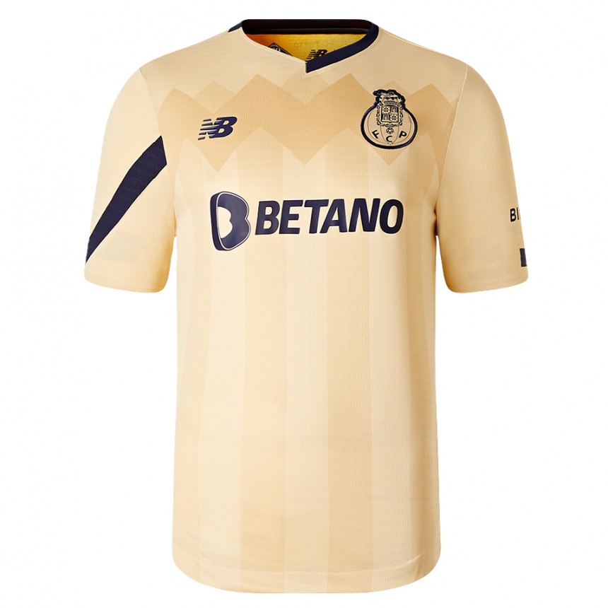 Herren Fußball Eric Pimentel #0 Beige-Gold Auswärtstrikot Trikot 2023/24 T-Shirt Luxemburg