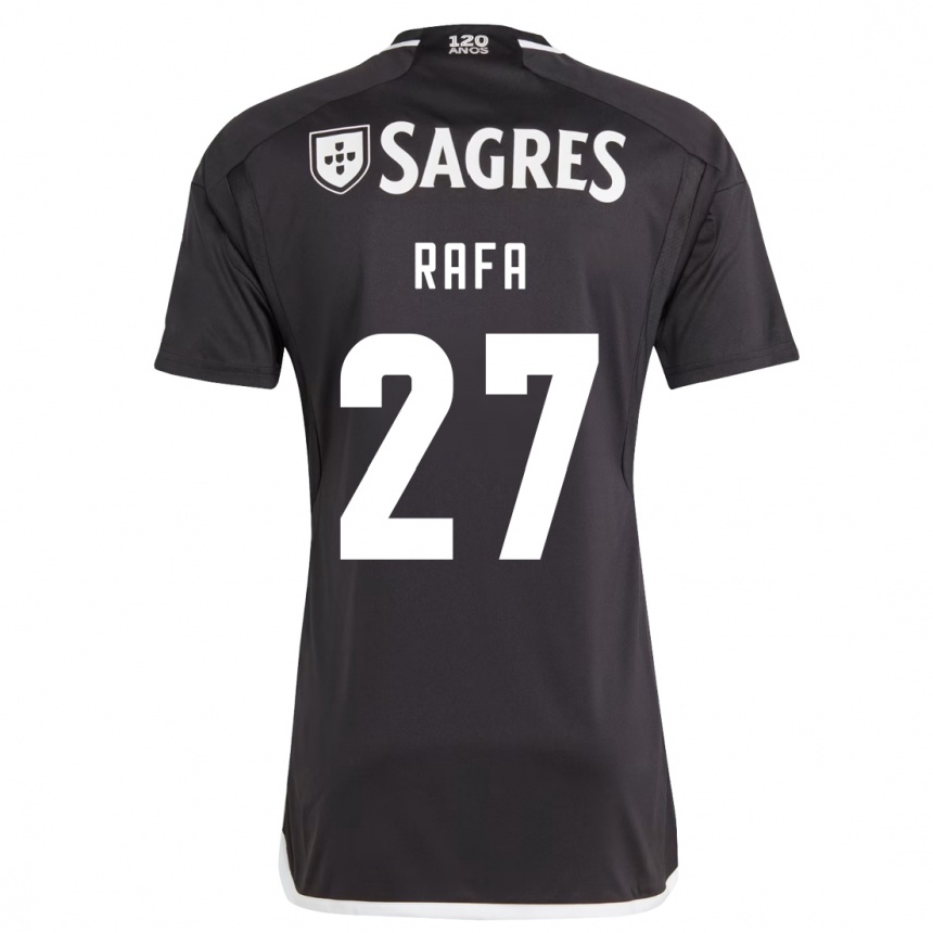 Herren Fußball Rafa #27 Schwarz Auswärtstrikot Trikot 2023/24 T-Shirt Luxemburg