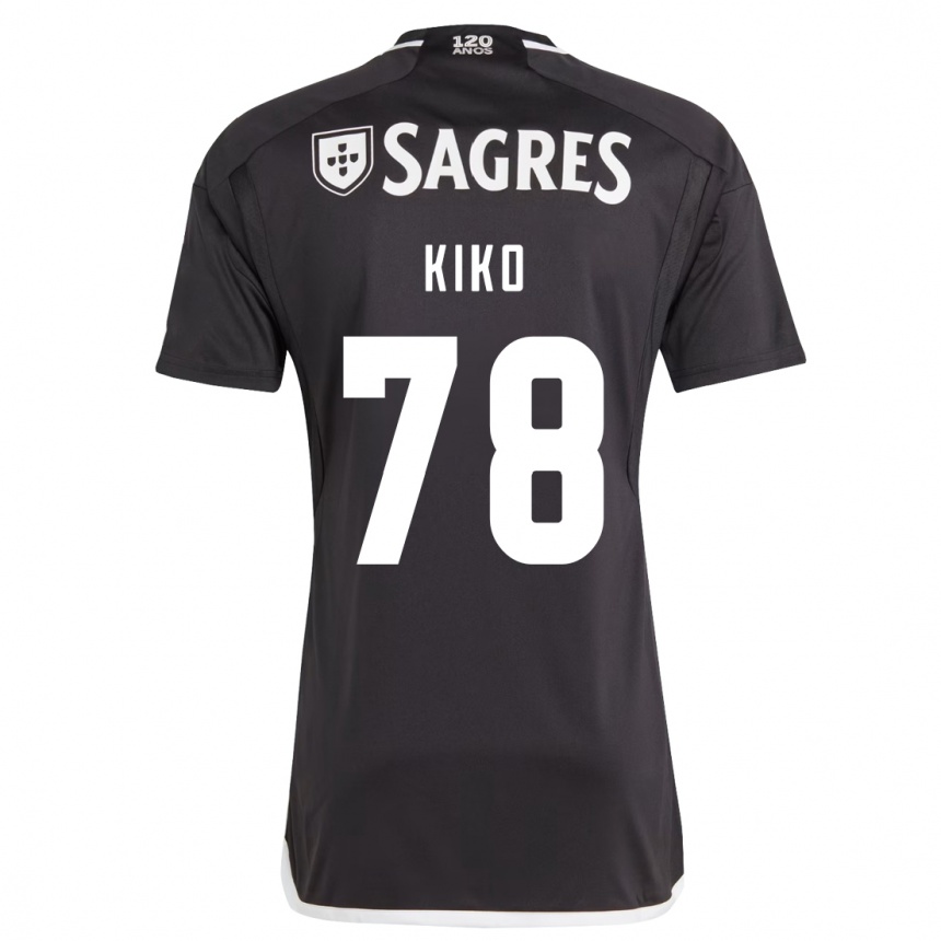 Herren Fußball Kiko #78 Schwarz Auswärtstrikot Trikot 2023/24 T-Shirt Luxemburg