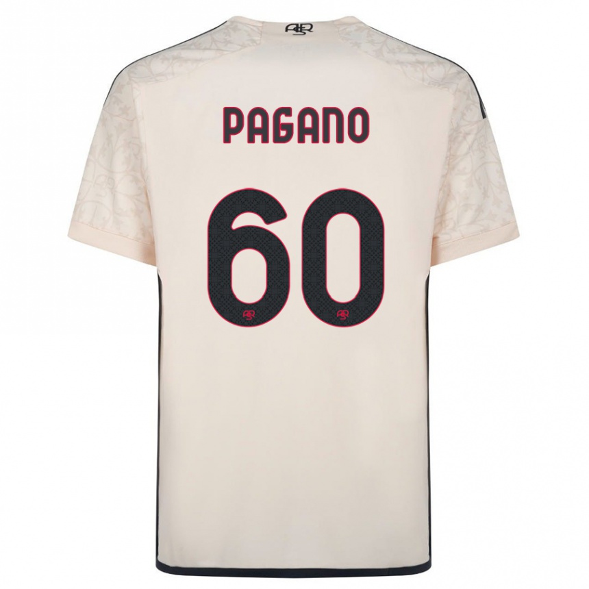 Herren Fußball Riccardo Pagano #60 Cremefarben Auswärtstrikot Trikot 2023/24 T-Shirt Luxemburg