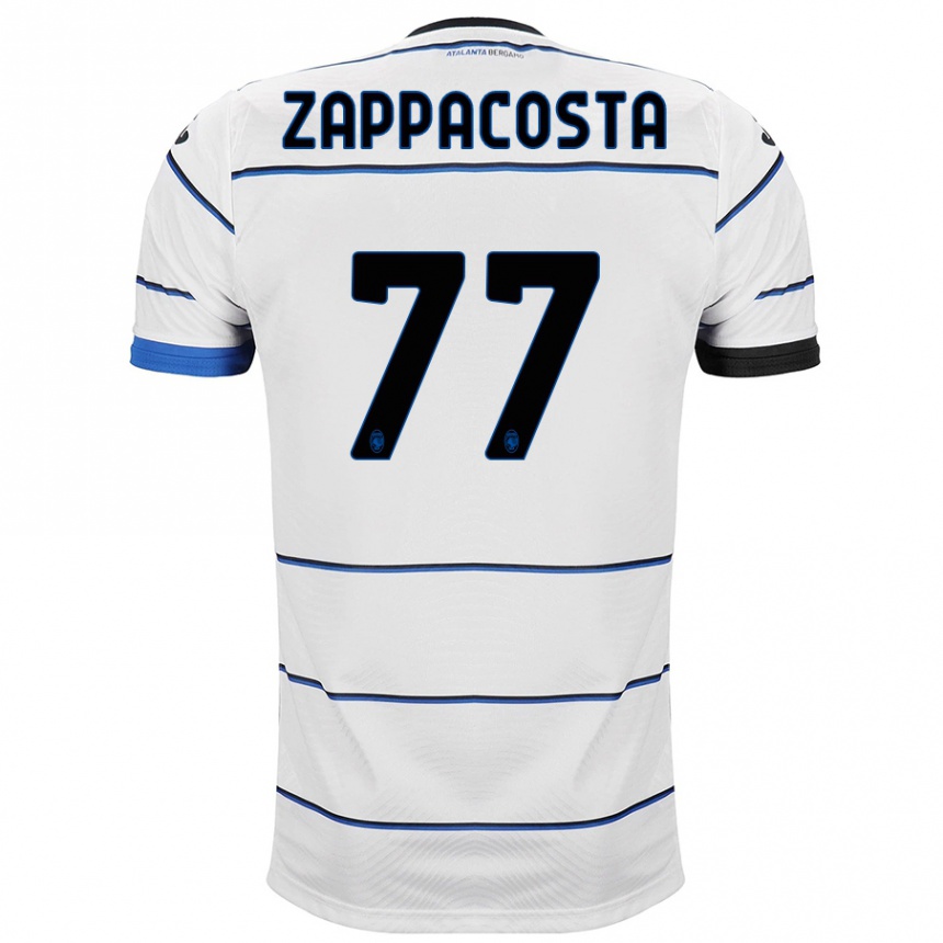 Herren Fußball Davide Zappacosta #77 Weiß Auswärtstrikot Trikot 2023/24 T-Shirt Luxemburg