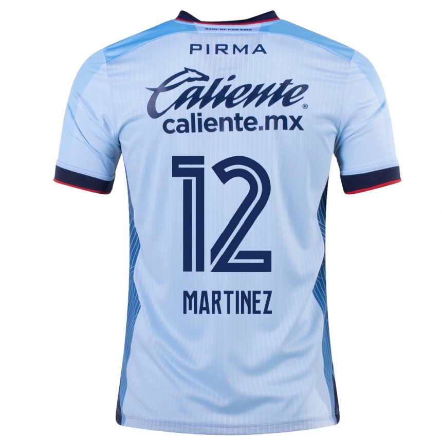 Herren Fußball Jose Joaquin Martinez #12 Himmelblau Auswärtstrikot Trikot 2023/24 T-Shirt Luxemburg