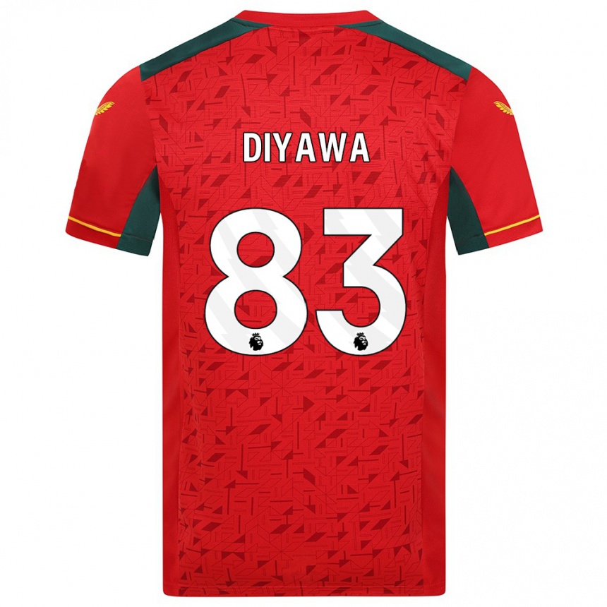 Damen Fußball Aaron Keto-Diyawa #83 Rot Auswärtstrikot Trikot 2023/24 T-Shirt Luxemburg