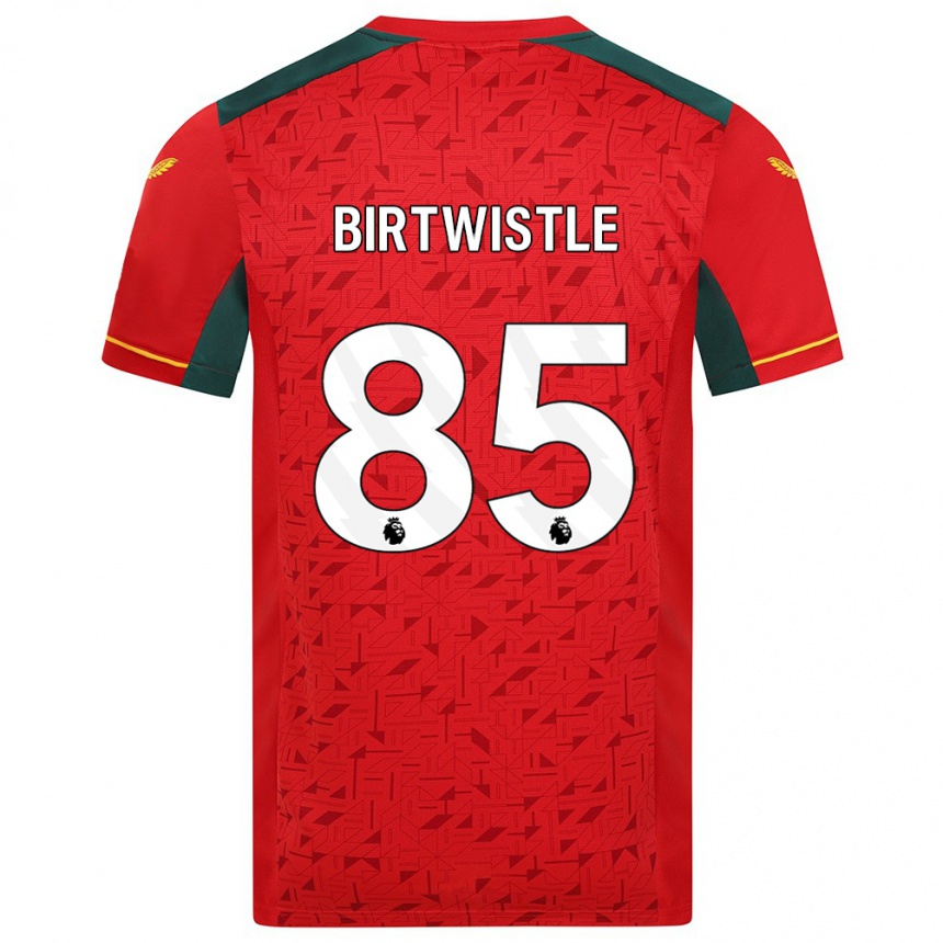 Damen Fußball Harry Birtwistle #85 Rot Auswärtstrikot Trikot 2023/24 T-Shirt Luxemburg