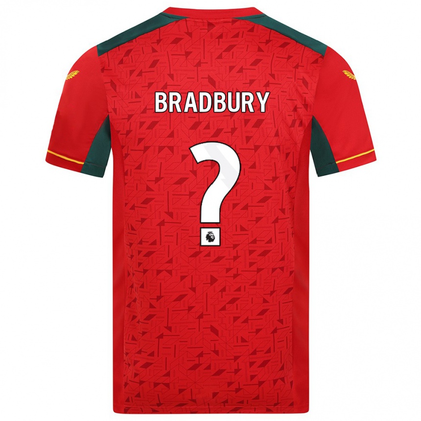 Damen Fußball Mackenzie Bradbury #0 Rot Auswärtstrikot Trikot 2023/24 T-Shirt Luxemburg