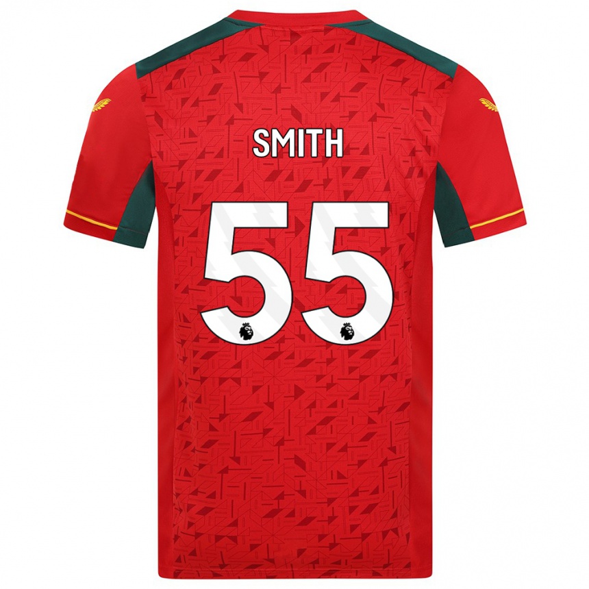 Damen Fußball Jackson Smith #55 Rot Auswärtstrikot Trikot 2023/24 T-Shirt Luxemburg