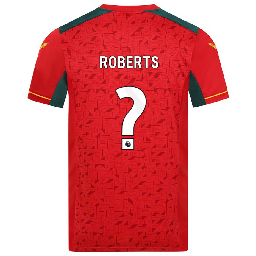 Damen Fußball Tyler Roberts #0 Rot Auswärtstrikot Trikot 2023/24 T-Shirt Luxemburg