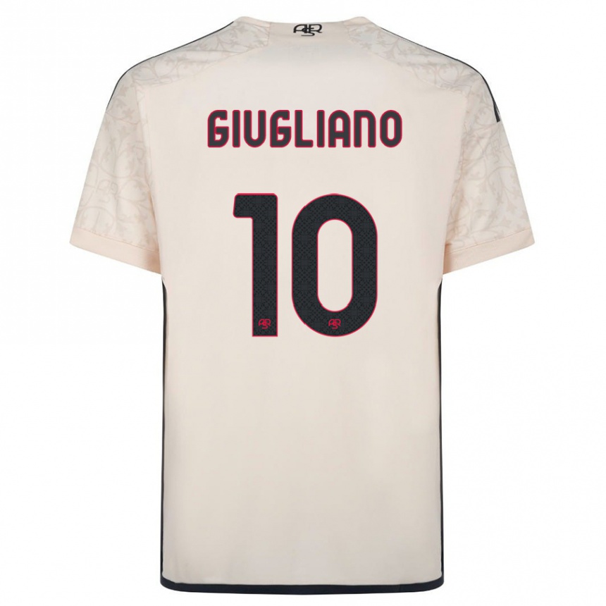 Damen Fußball Manuela Giugliano #10 Cremefarben Auswärtstrikot Trikot 2023/24 T-Shirt Luxemburg