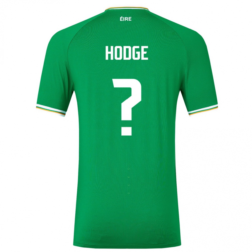 Kinder Fußball Irische Joe Hodge #0 Grün Heimtrikot Trikot 24-26 T-Shirt Luxemburg